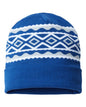 USA- Made Diamond Cuffed Beanie RKD12