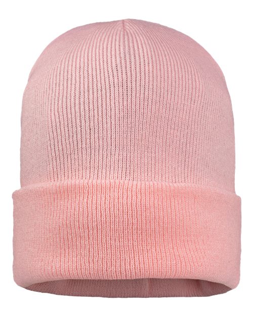 12" Jersey Lined Cuffed Beanie SP12JL