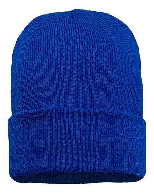 12" Jersey Lined Cuffed Beanie SP12JL