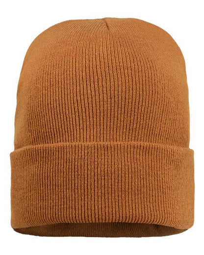 12" Sherpa Lined Cuffed Beanie SP12SL