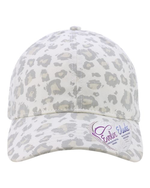 Women's Garment-Washed Fashion Print Cap HATTIE