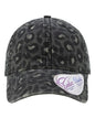Women's Garment-Washed Fashion Print Cap HATTIE