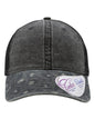 Women's Printed Bill with Mesh Back Cap JANET