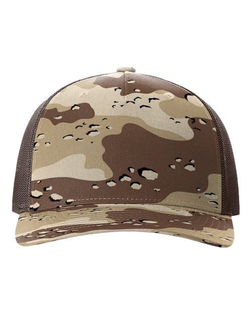 Five-Panel Printed Trucker Cap 112PFP