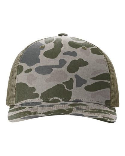 Five-Panel Printed Trucker Cap 112PFP