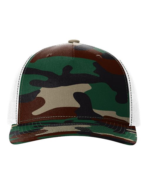Five-Panel Printed Trucker Cap 112PFP