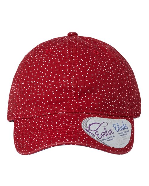 Women's Garment-Washed Fashion Print Cap HATTIE