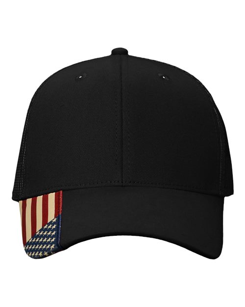 USA Flag Mesh Cap AM350M