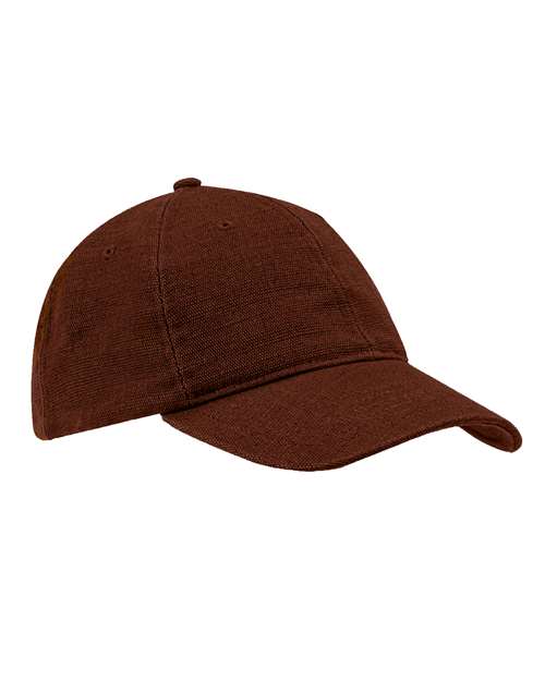 Washed Hemp Unstructured Baseball Cap EC7091