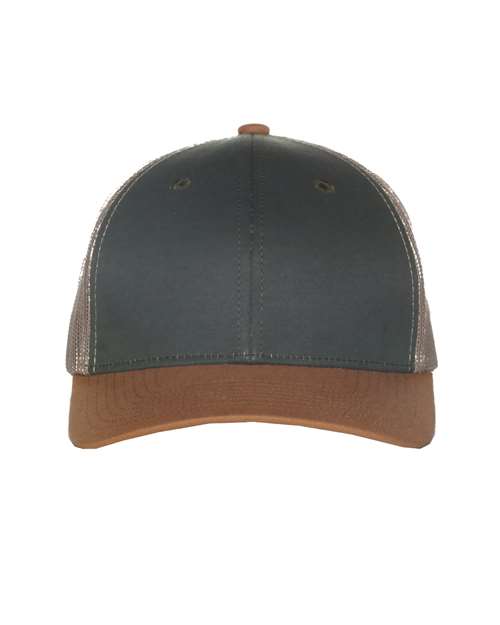 Tri-Color Mesh Back Trucker Cap HPD615M