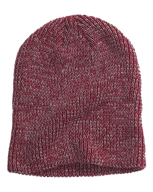 Ribbed Marled Beanie BA524