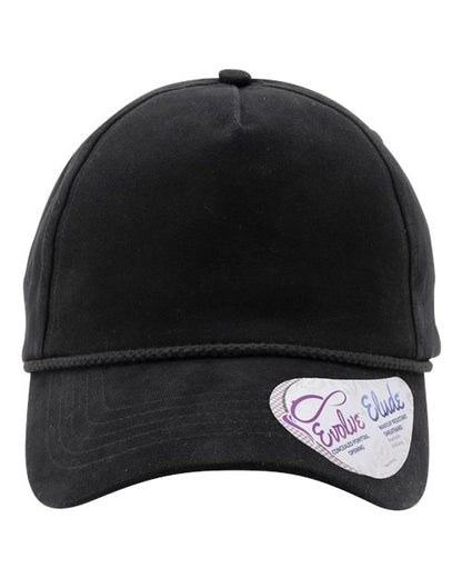Women's Washed 5-Panel Rope Cap MAYA
