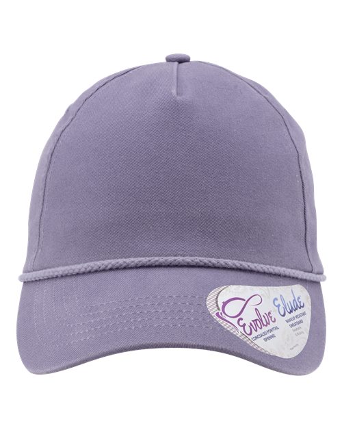 Women's Washed 5-Panel Rope Cap MAYA