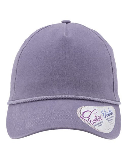 Women's Washed 5-Panel Rope Cap MAYA