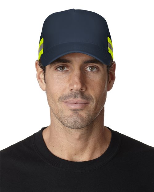 Trucker Reflector High-Visibility Constructed Cap TR102