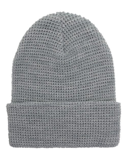 Waffle Cuffed Knit Beanie 2501K