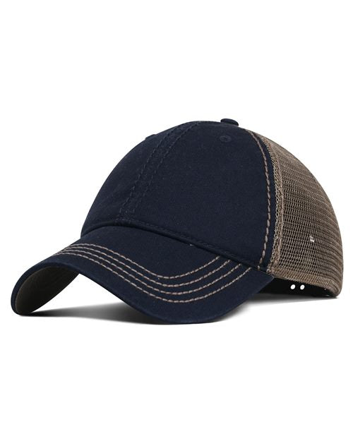 Garment Washed Cotton Mesh Back Cap