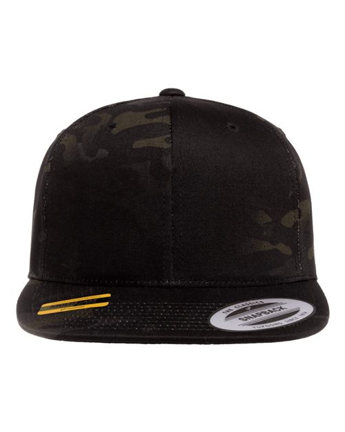 Premium Flat Bill Snapback Cap 6089M