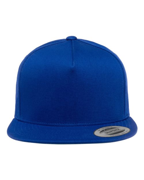 Five-Panel Cotton Twill Snapback Cap 6007