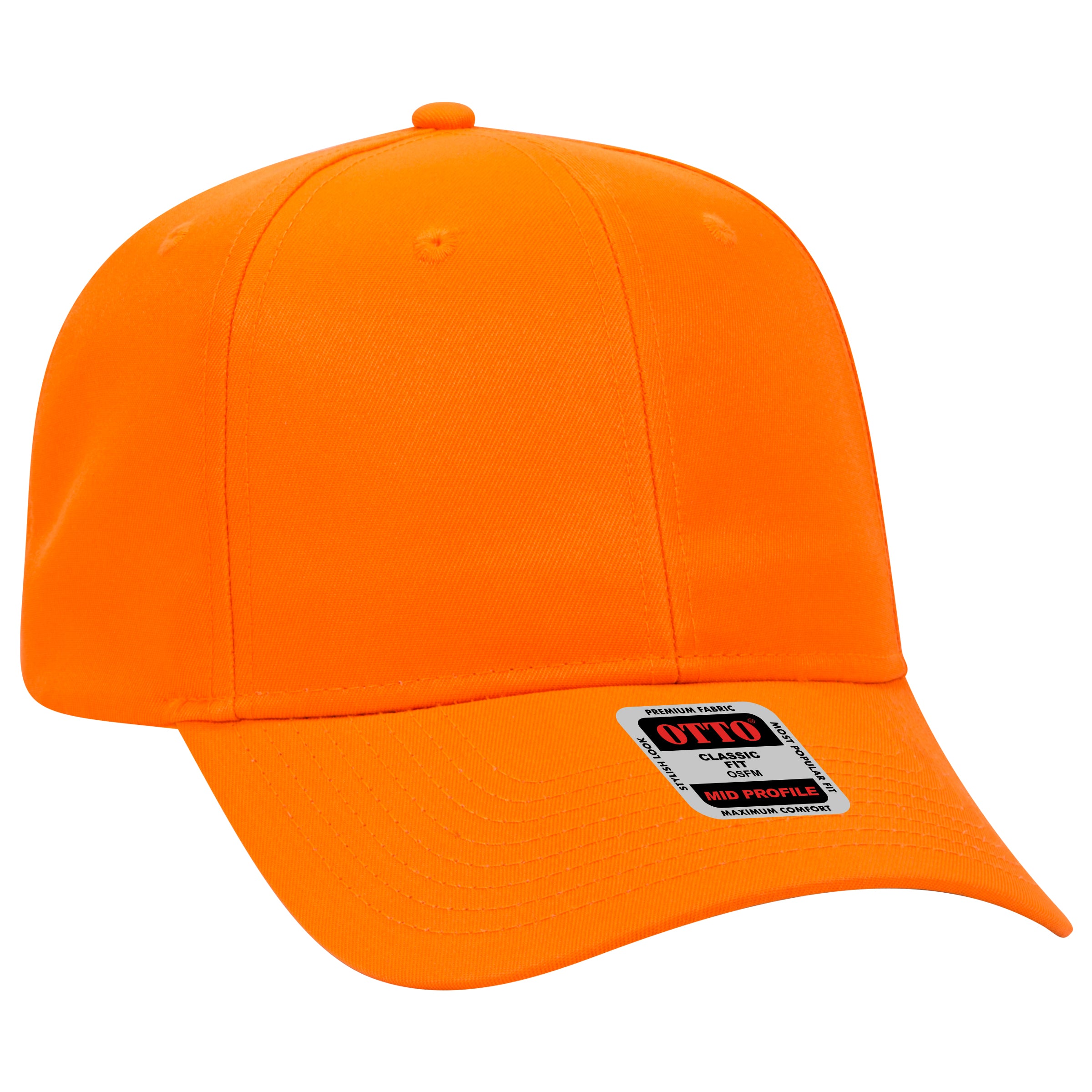 OTTO CAP 6 Panel Mid Profile Baseball Cap
