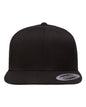 Premium Flat Bill Snapback Cap 6089M