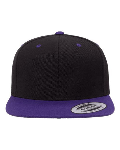 Premium Flat Bill Snapback Cap 6089M