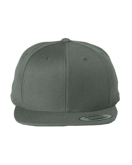 Premium Flat Bill Snapback Cap 6089M