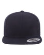 Premium Flat Bill Snapback Cap 6089M