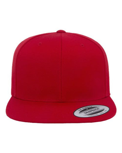 Premium Flat Bill Snapback Cap 6089M