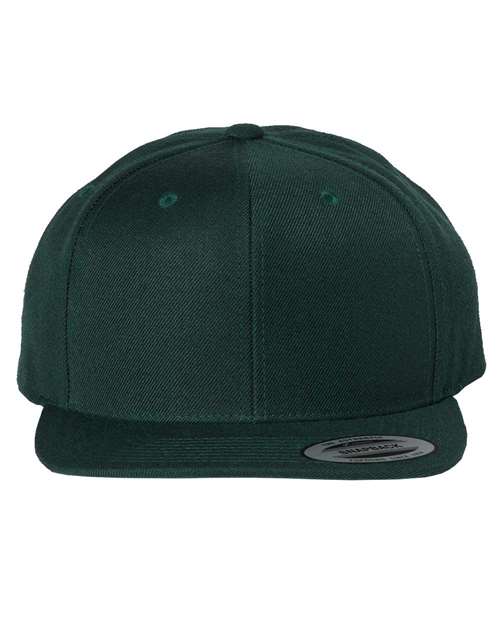 Premium Flat Bill Snapback Cap 6089M