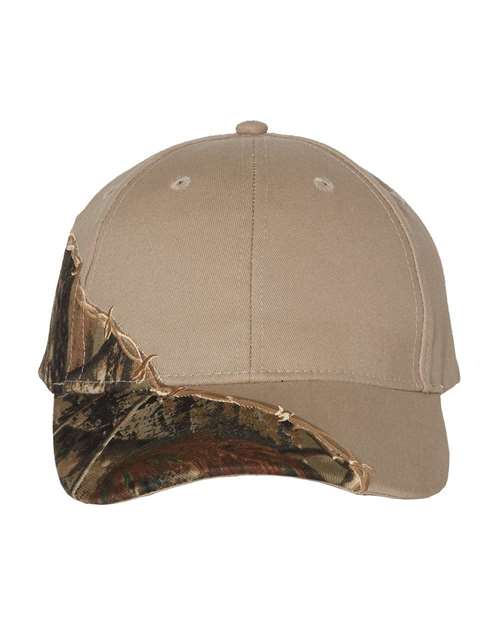 Licensed Camo with Barbed Wire Embroidery Cap LC4BW