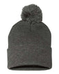 12" Pom-Pom Cuffed Beanie SP15