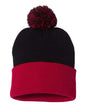 12" Pom-Pom Cuffed Beanie SP15