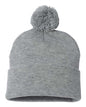 12" Pom-Pom Cuffed Beanie SP15
