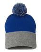 12" Pom-Pom Cuffed Beanie SP15