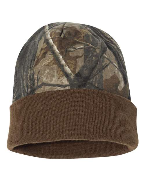 12" Licensed Camo Cuffed Beanie LCB12