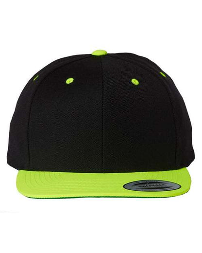 Premium Flat Bill Snapback Cap 6089M
