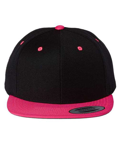 Premium Flat Bill Snapback Cap 6089M