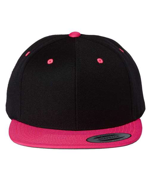 Premium Flat Bill Snapback Cap 6089M