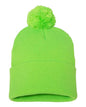 12" Pom-Pom Cuffed Beanie SP15