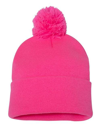 12" Pom-Pom Cuffed Beanie SP15