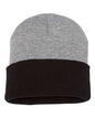 12" Color Blocked Cuffed Beanie SP12T
