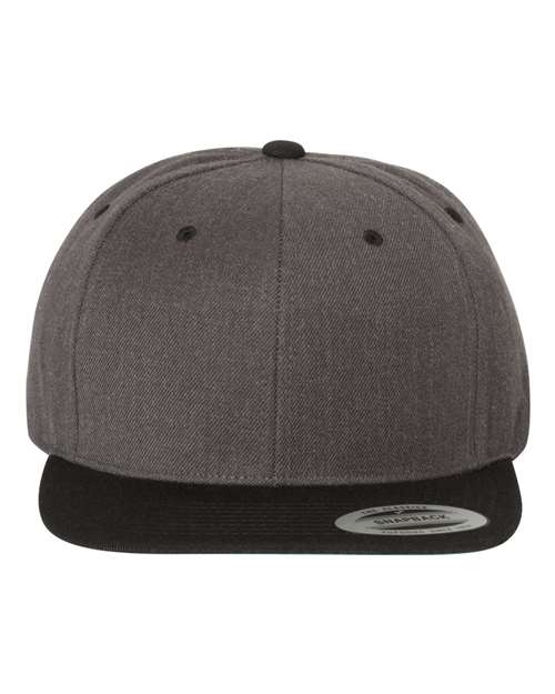 Premium Flat Bill Snapback Cap 6089M