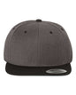 Premium Flat Bill Snapback Cap 6089M