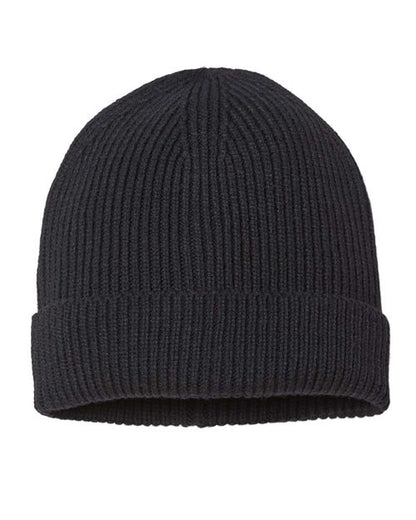 Sustainable Fine Rib Cuffed Beanie ANDY