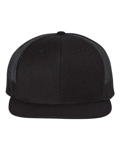 Wool Blend Flat Bill Trucker Cap 511