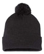 12" Pom-Pom Cuffed Beanie SP15