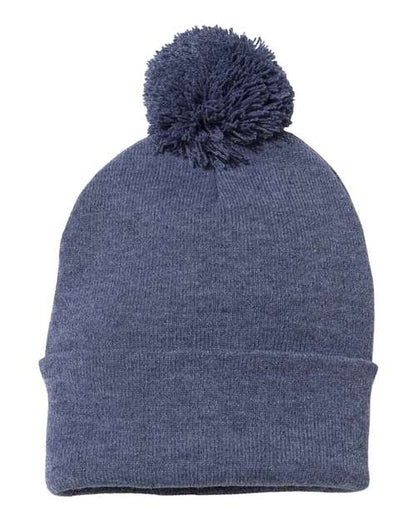 12" Pom-Pom Cuffed Beanie SP15