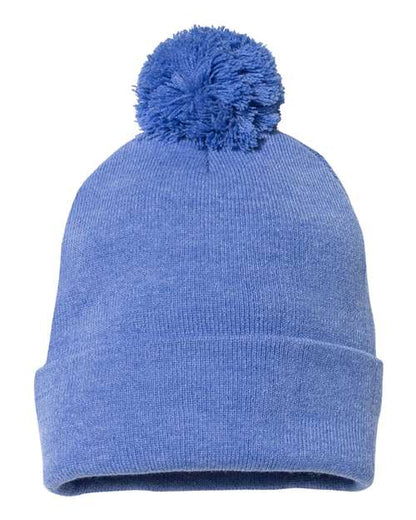 12" Pom-Pom Cuffed Beanie SP15
