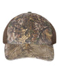 Garment Washed Printed Trucker Cap 111P
